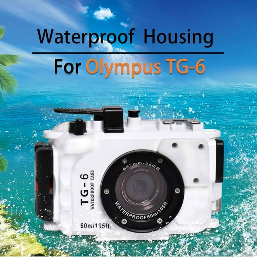 Amazon | オリンパスTG‑6用60M防水カメラケース、TG‑6用カメラ