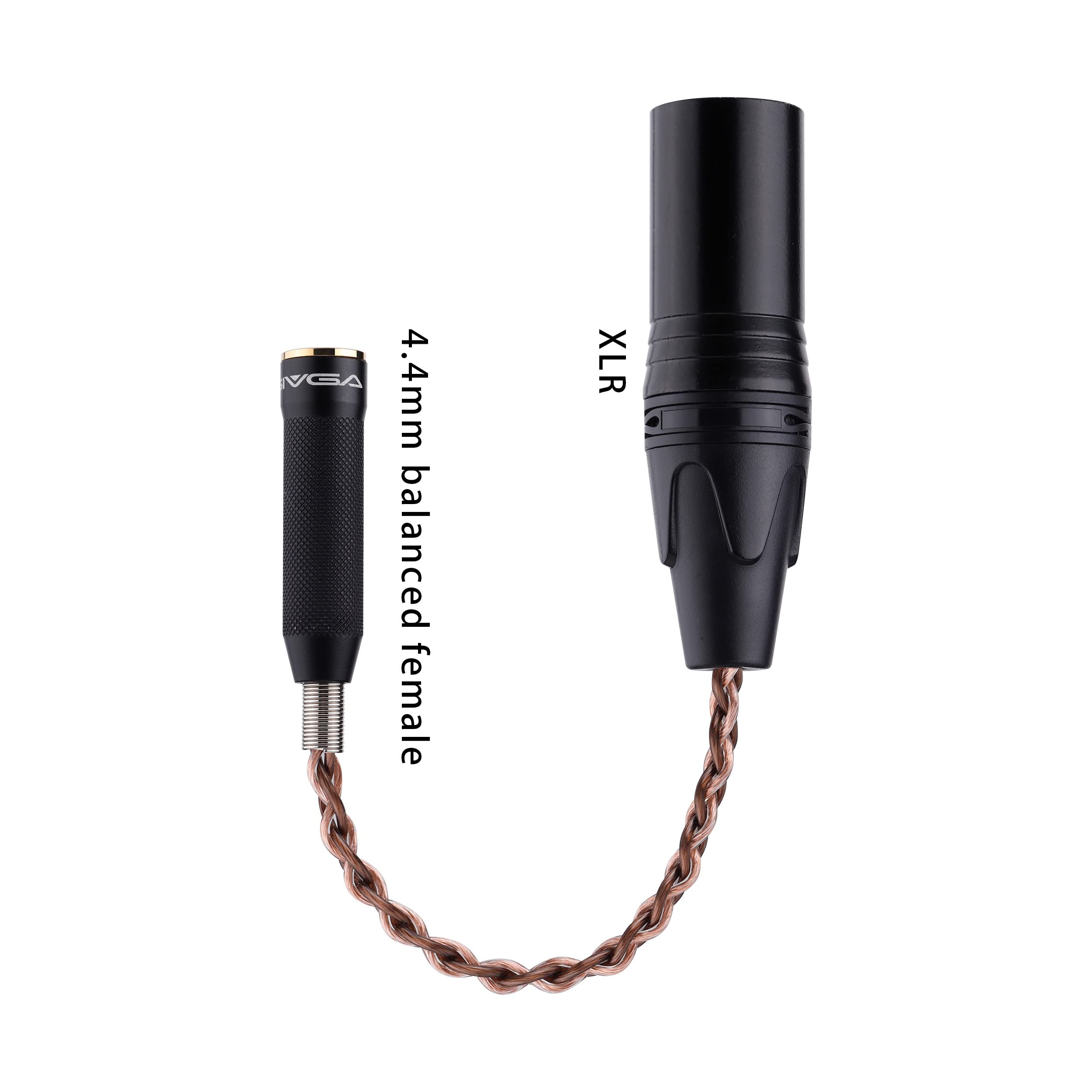 SIVGA P-? Replacement 6N OCC 4 PIN XLR Male to 4.4MM Female Headphone Audio Adapter