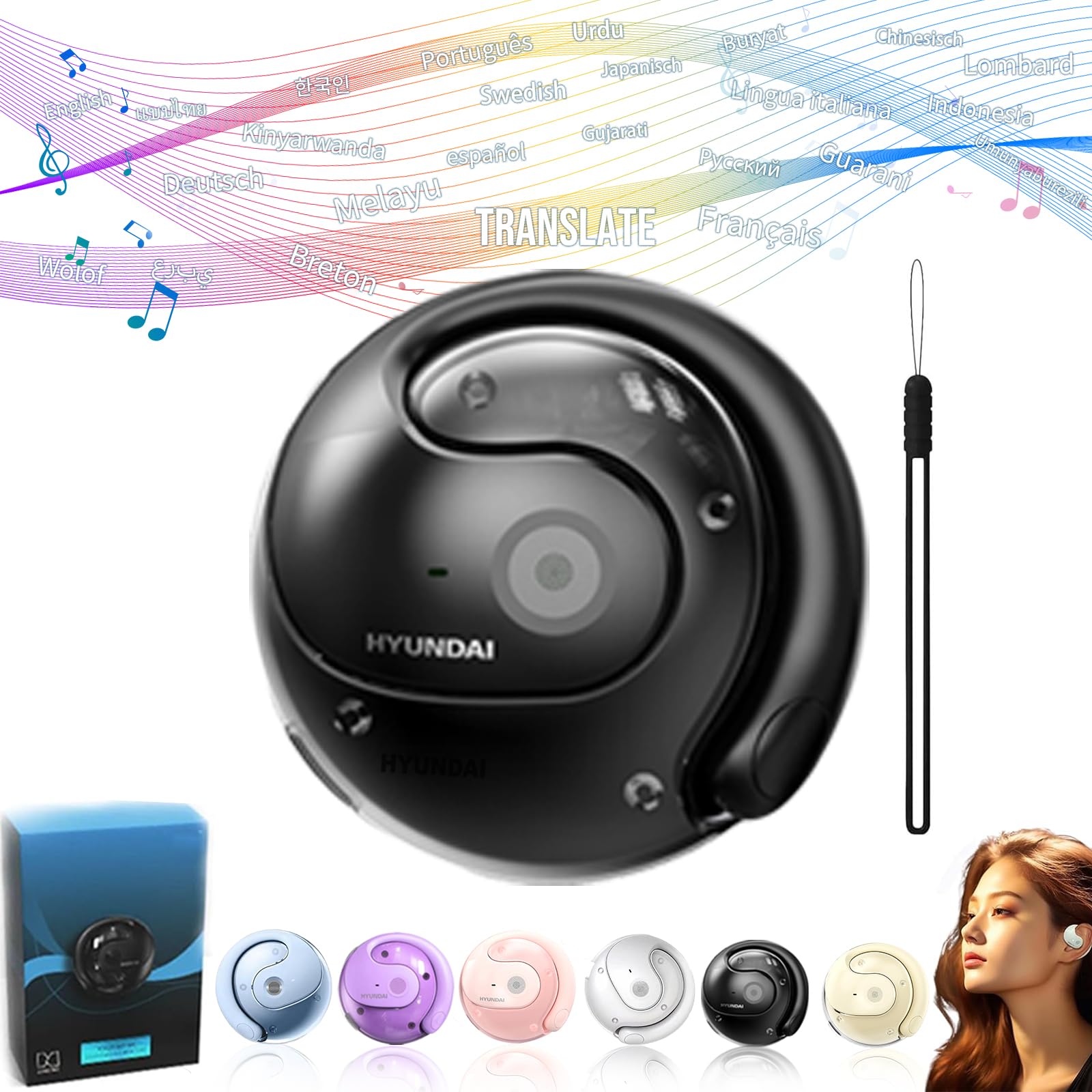 Traductor de idiomas Hy-T26 Pro, nuevos Hy-T26 X15 Pro Auriculares ...