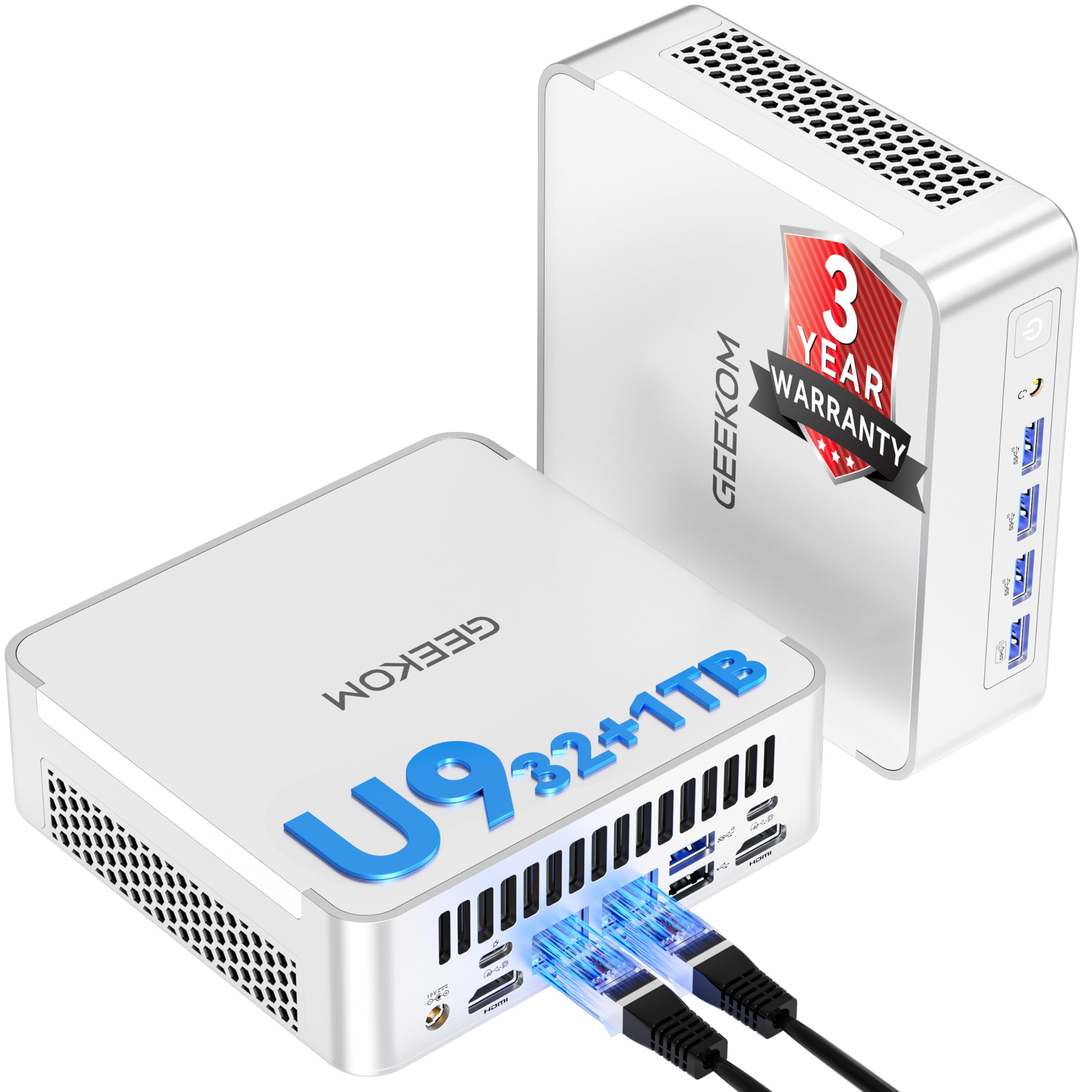 Amazon.com: GEEKOM XT1 Mega Mini PC with Ultra 9 185H[Beats i9