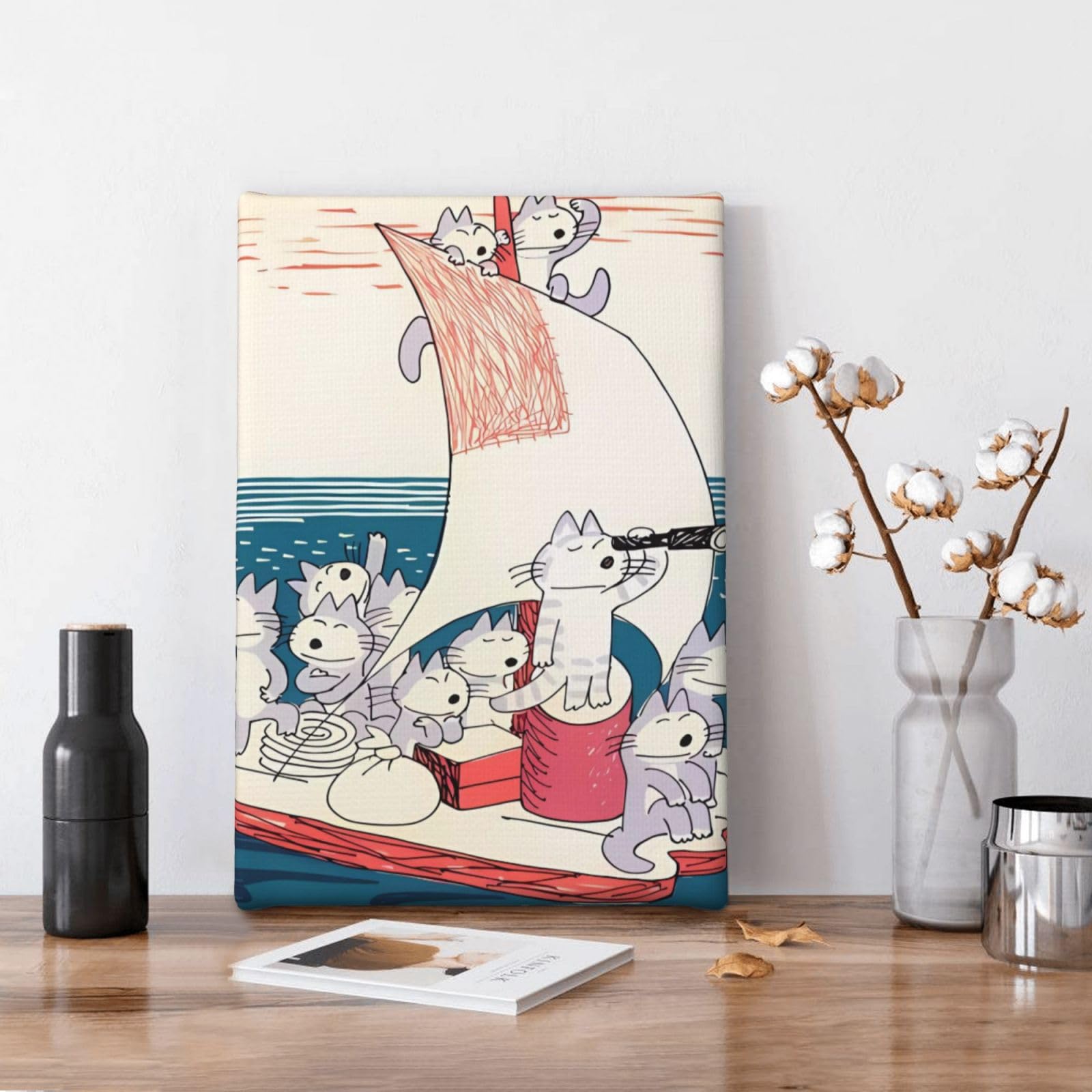 Amazon.co.jp: アートパネル 11ぴきのねこ 装飾画 アートポスター