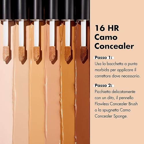 Miniatura 3 de e.l.f. Corrector Camo 16HR, Cobertura Completa, Corrector Facial Altamente Pigmentado Con Acabado Mate, A Prueba de Pliegues, Vegano y Libre de