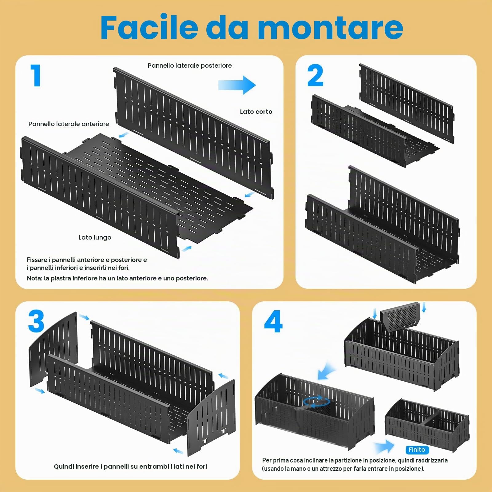 Cestino a pellet per stufa e bruciatori, 48 x 20 x 17 cm, 5 kg, compatibile stufa a legna o camino