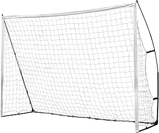 FIELDOOR フットサルゴール折りたたみ 【3m×2m】 公式サイズ 組み立て式 持ち運び ポータブル 収納バッグ付き 練習 スクール サッカーゴール トレーニング 屋外 室内 ミニゲーム