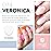 Revel Nail Dip Powder - Clear and French Powder Dip Nail Polish, Chip Resistant Dip Nail Powder with Vitamin E and Calcium, DIY Manicure, Vivien & Veronica