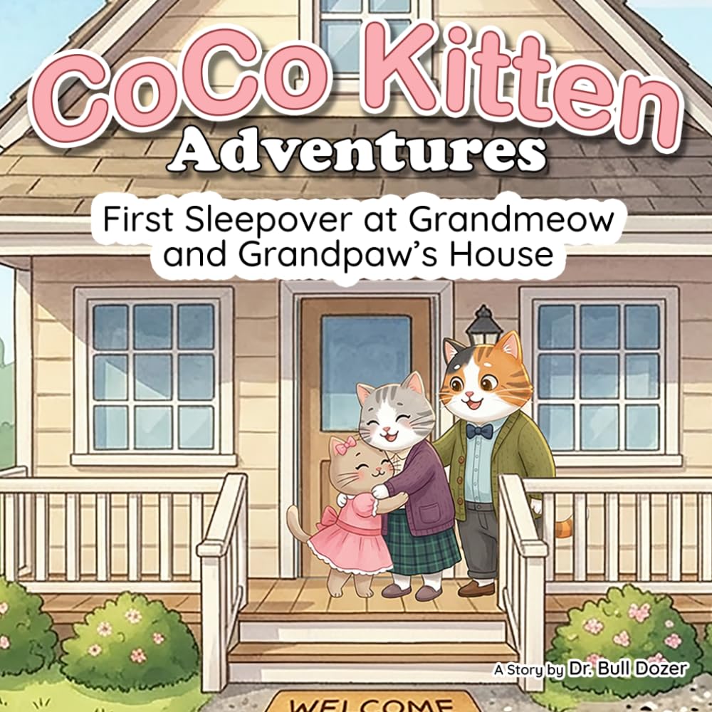 CoCo Kitten Adventures - First Sleepover at Grandmeow and Grandpaw's House