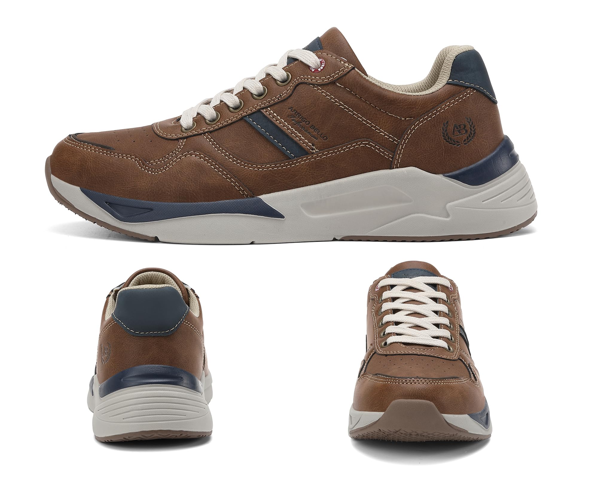 ARRIGO BELLO Sneakers Hombre Calzado para Deportivos Zapatillas Ligeros Moda Entrenadores Transpirable Zapatos para Caminar Tamaño 41-46