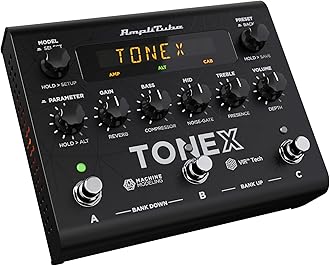 TONEX Pedal: Stereo multi-effects guitar and bass pedal with 150 Presets, 15 Pre/Post FX, Tuner, Tap Tempo, Headphone Out, Software Player and Editor