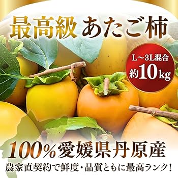 Amazon.co.jp: 柿 かき あたご柿 渋柿 干柿用渋柿 《佐竹果樹園の
