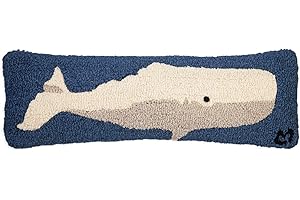 Artist-Designed Whale Pillow: The Perfect Nautical Touch