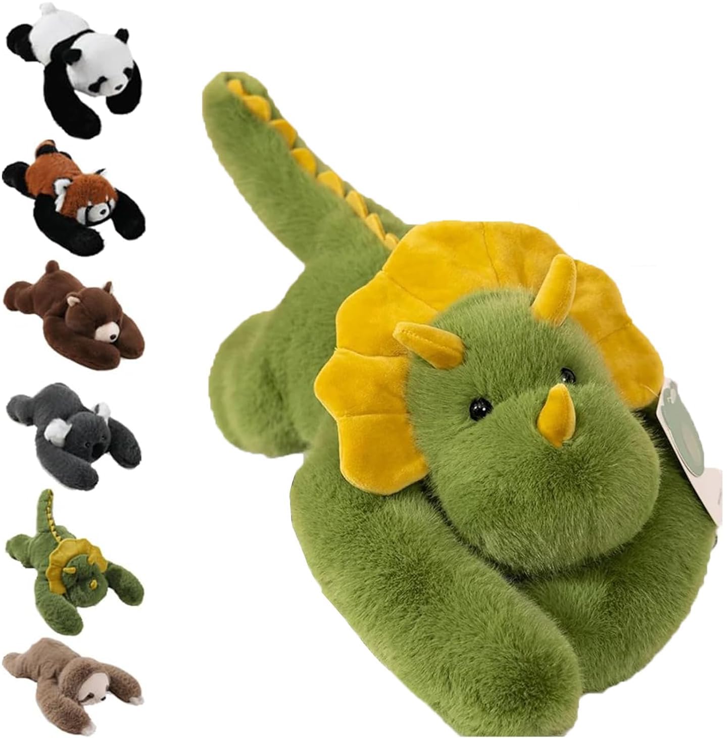 Terraphy Weighted Plush Animals, Hugging Pillow for Anxiety Relief & Sleep Support, Cute Soft Plush Toy Pillow, weighted animals for adults (Dinosaur, 65CM)