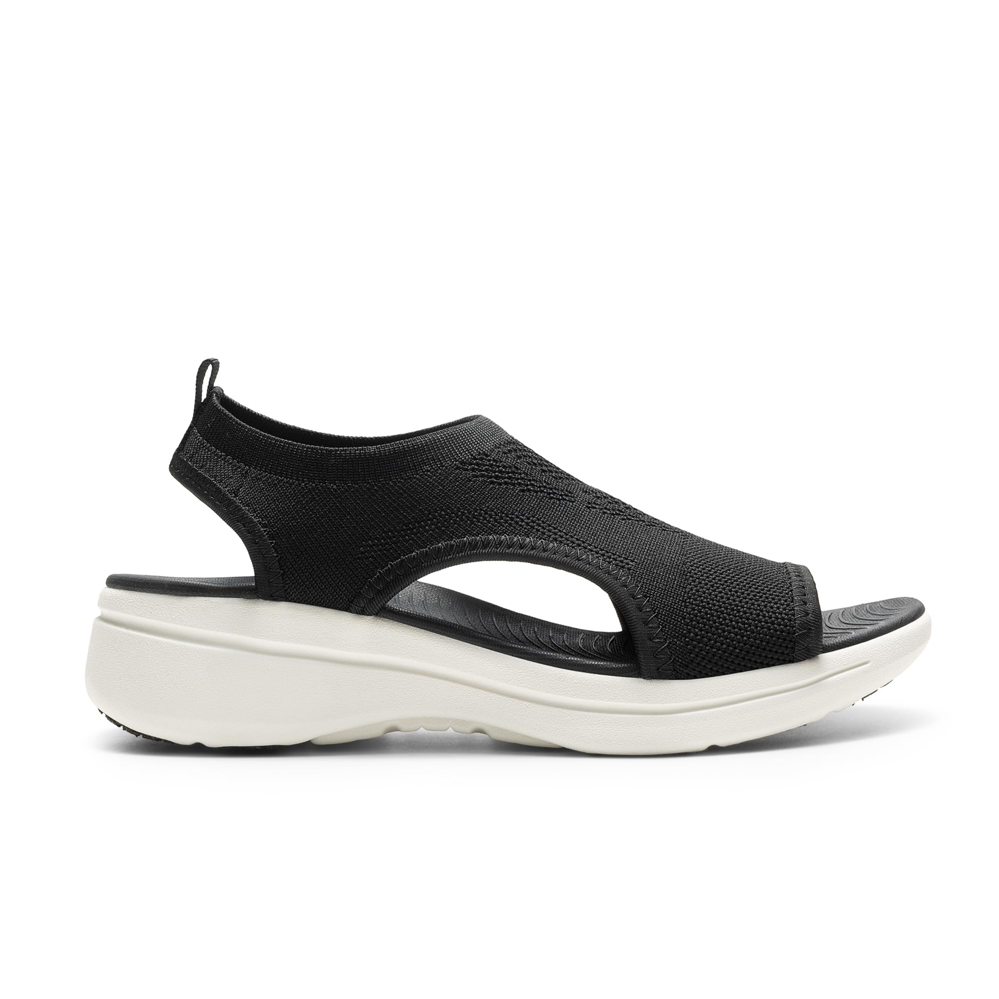 DREAM PAIRS Sandales de Sport à Bout Ouvert Respirantes et Confortables Sandale d’été pour Femmes Antidérapantes DWUMST2508