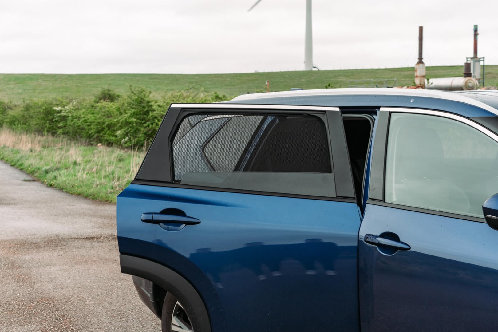 Satz Car Shades kompatibel mit Nissan X-Trail (T33) 5 türer 2022- (6-teilig) Passgenaue Sonnenschutzblenden