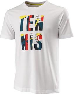 Wilson Stacked Tennis Tech Tee W L Herren-T-Shirt (1 Stück)