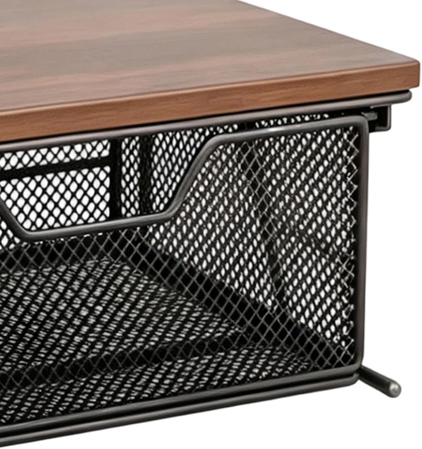 Countertop Drawer Basket | Space-Saving Sliding Organizer Rack,Pull Out Countertop Rack,for Coffee Pods Snacks Tea Bags Kitchen Farmhouse Home Dorm Room Dining Room