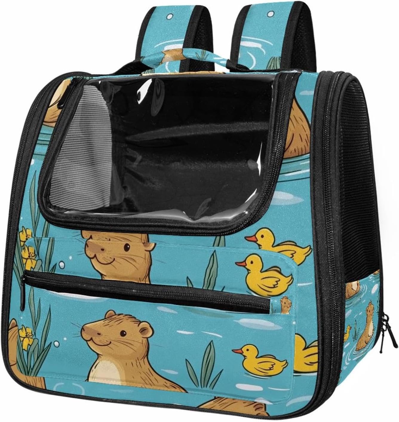 Guinea Pigs Transparent Pet Carrier for Travel Hiking for Kitty Small Dog