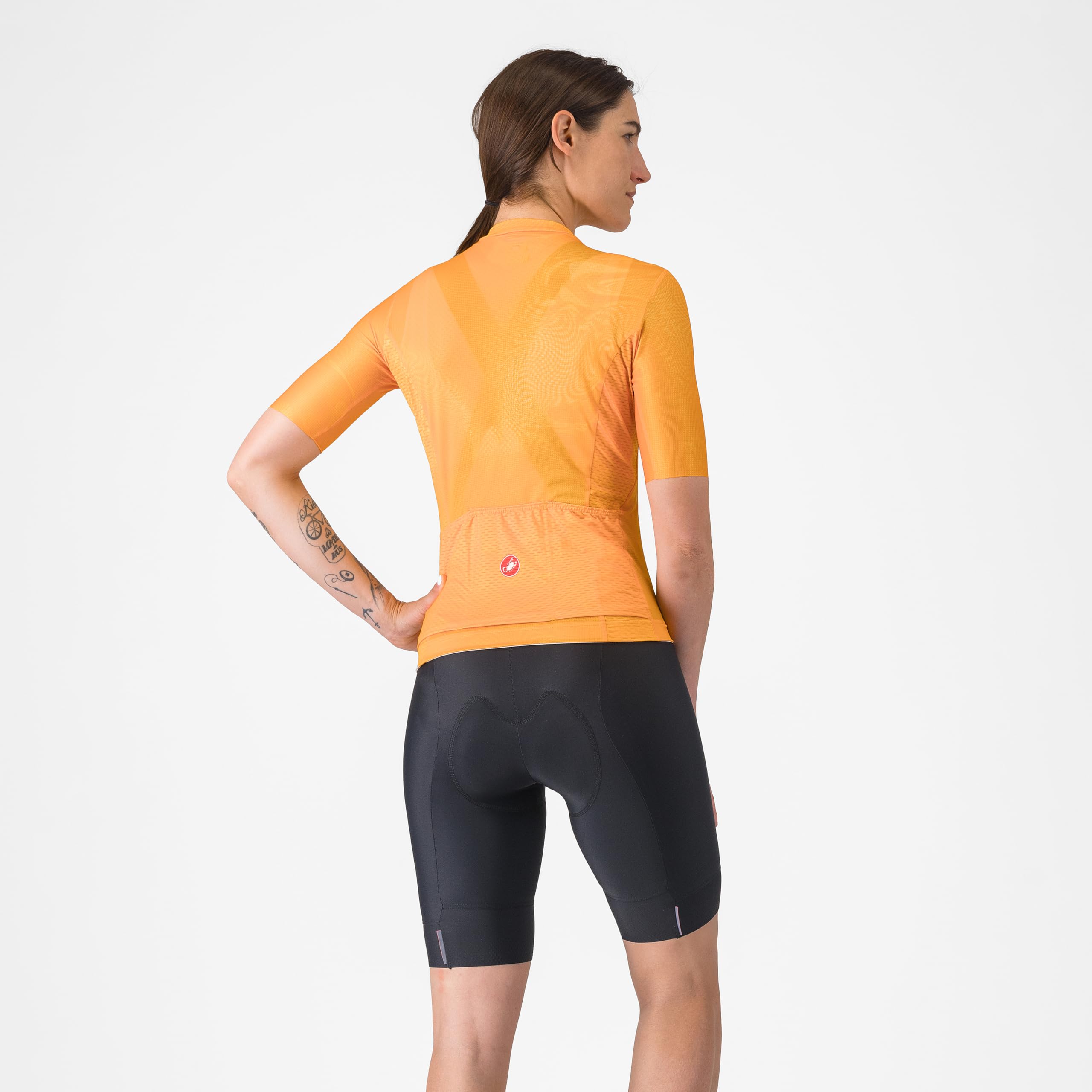 CASTELLI Pantaloncini da donna Prima 2 DT Bibshort, Endurance per ciclismo su strada e gravel con imbottitura e riflettività ad alta visibilità
