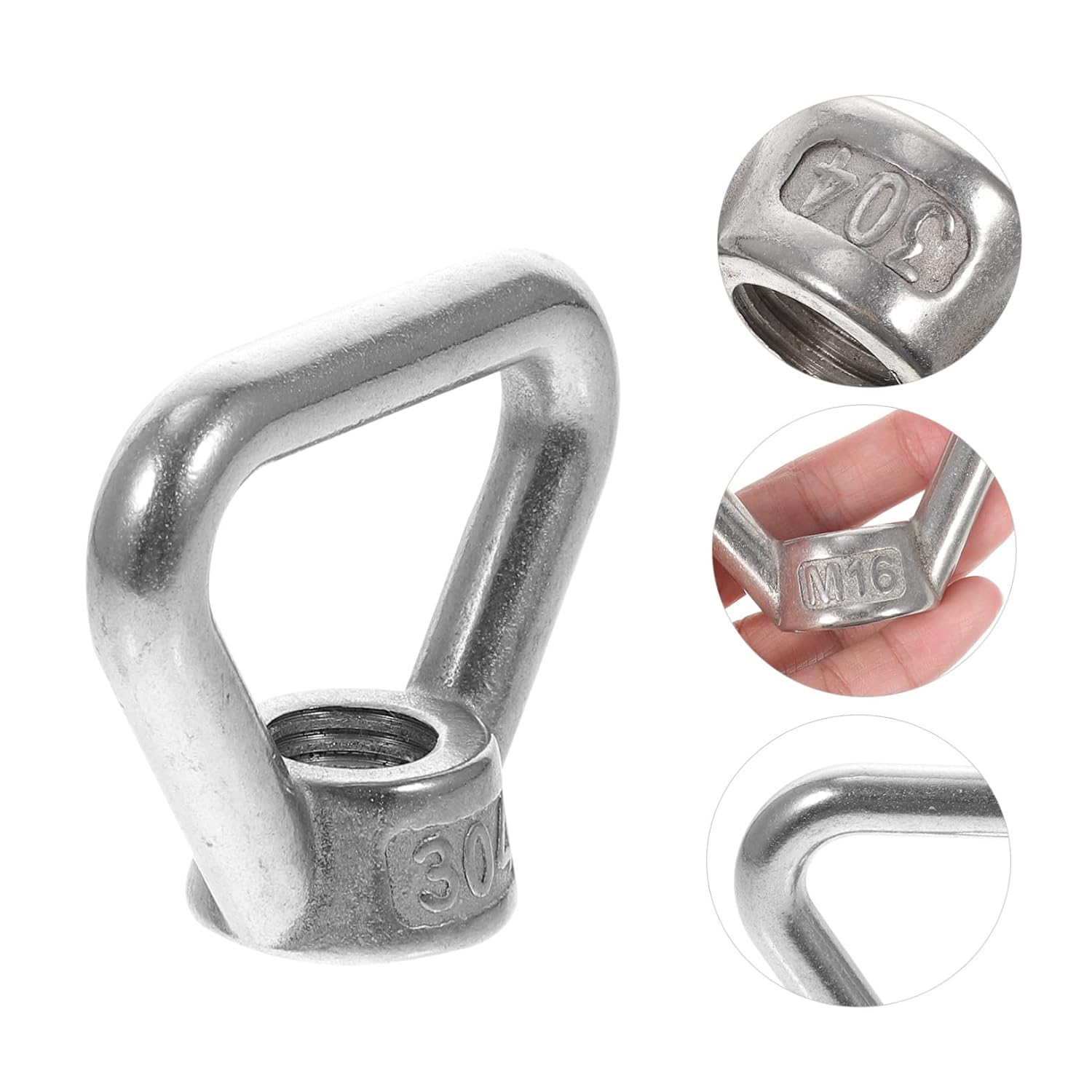 304 Stainless Steel Lifting Eye Nut Threaded Fastener