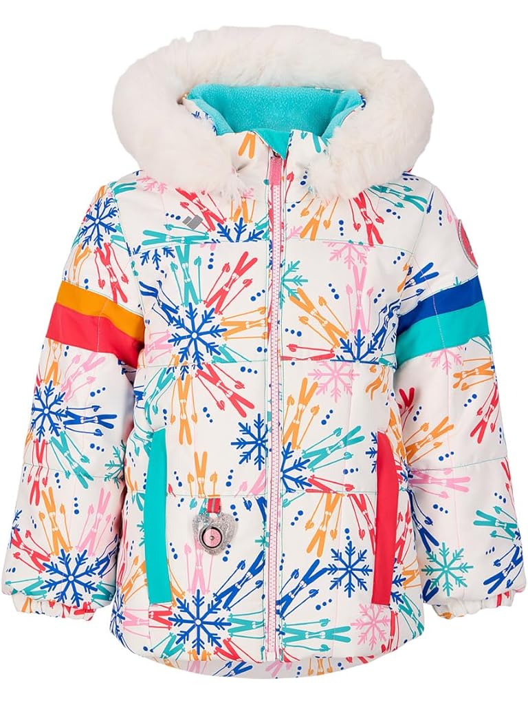 Multi Obermeyer Kaizen Jacket W/Faux Fur (Toddler/Little Kid/Big Kid)