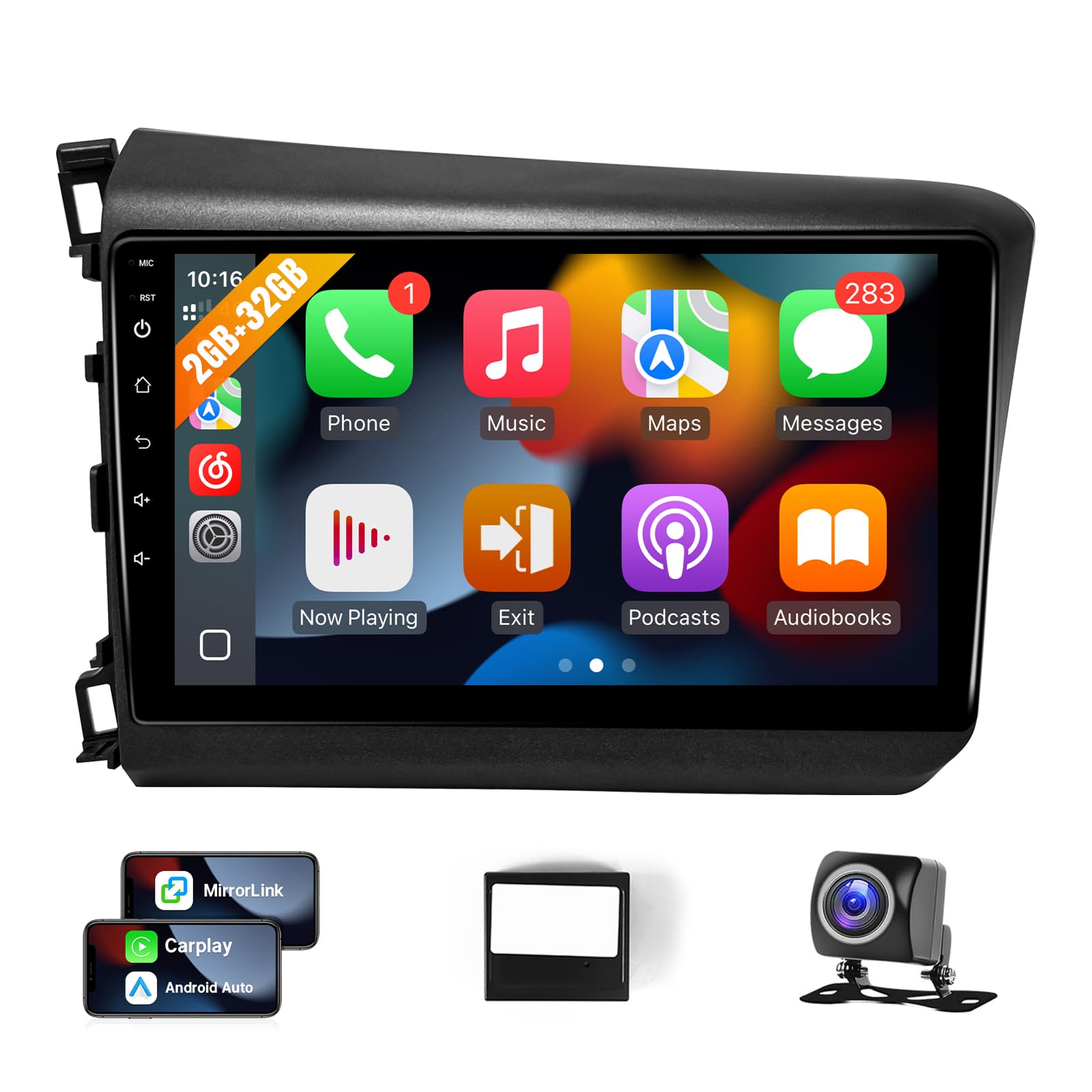 Amazon.com: Leadfan Car Stereo Radio for Honda Civic 2012 with
