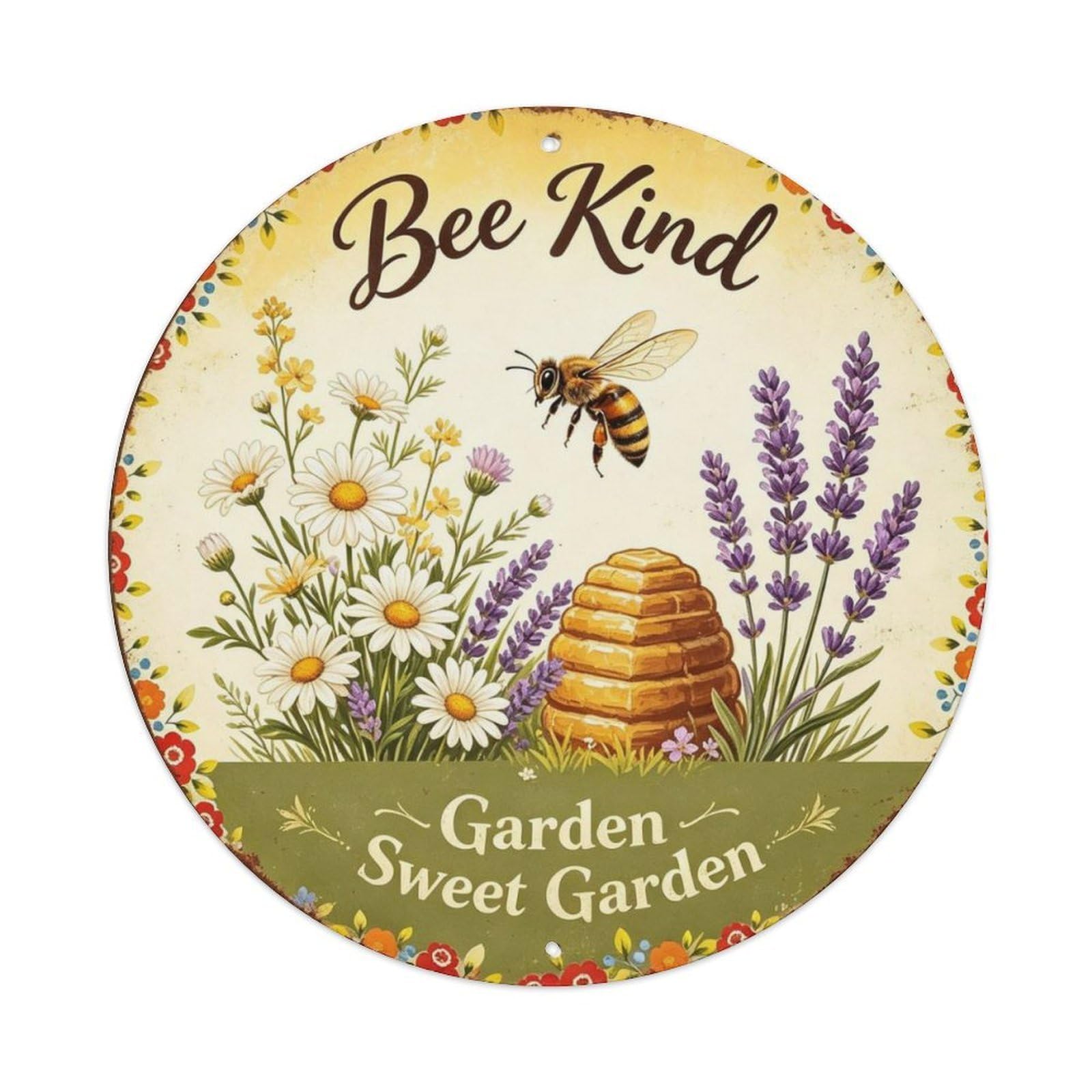 Garden Sweet Garden Metal Tin Sign Plaque
