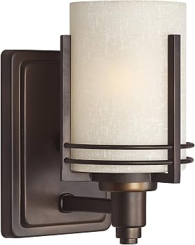 Forte 5692-01-32 One Light Wall Sconce, Bronze