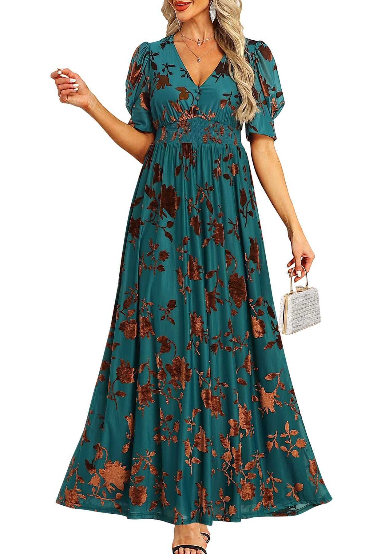 Pinup Fashion Velvet Dress