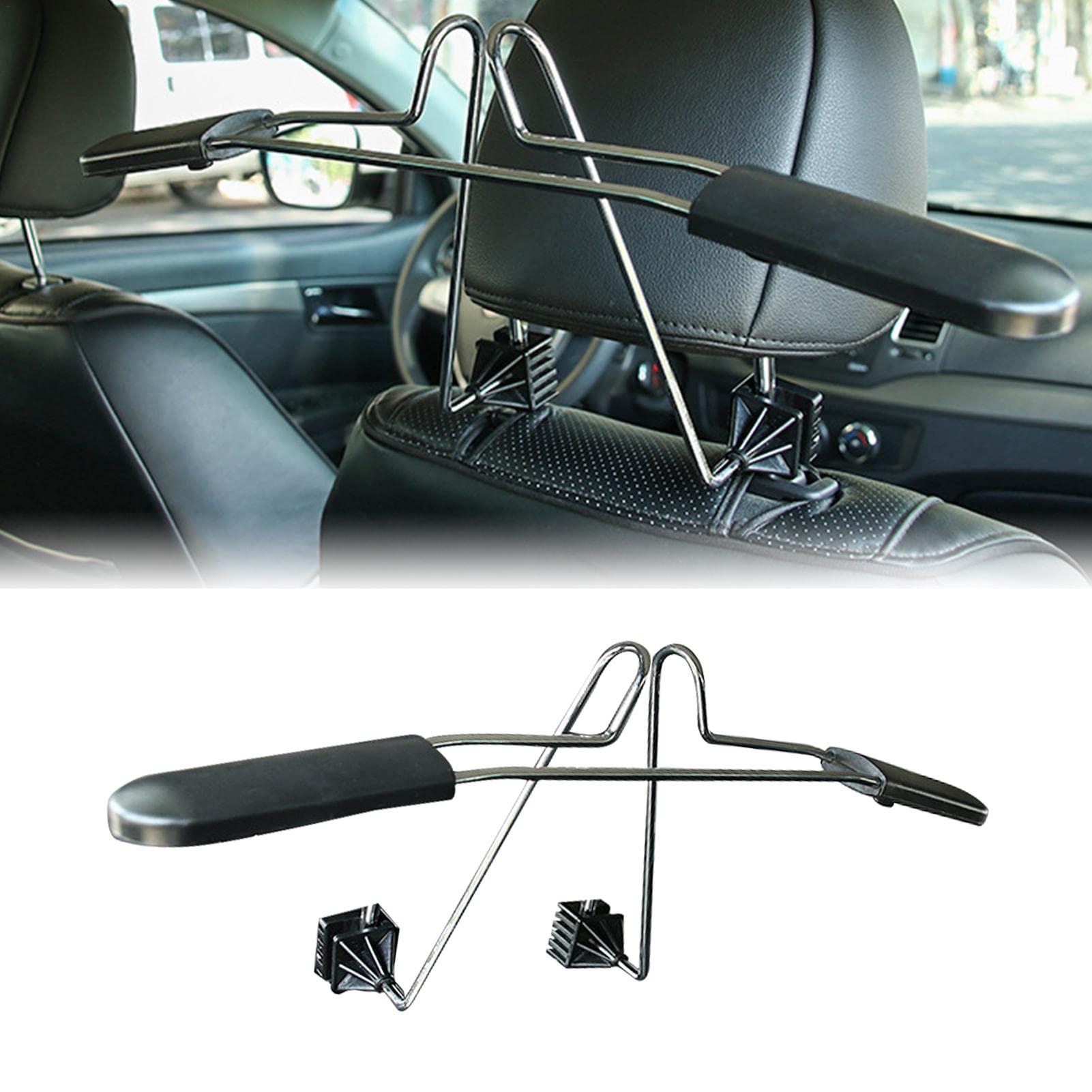 Appendiabiti Per Auto, Poggiatesta, Organizer Posteriore Per Auto Con Aste Di Ritenuta Per Poggiatesta E Sedile~p226460077