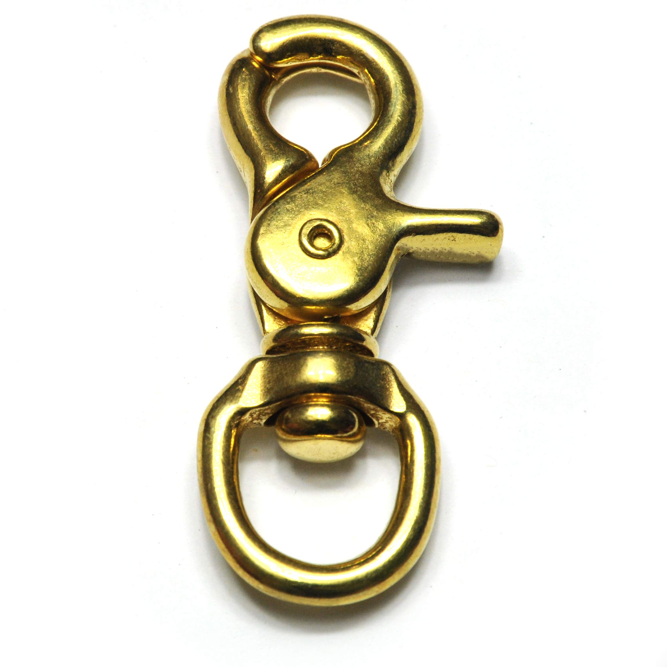 4 Moschettoni Girevoli In Acciaio 64mm - Per Guinzagli Cani, Paracord, Attività Outdoor - Argento - Foto 6