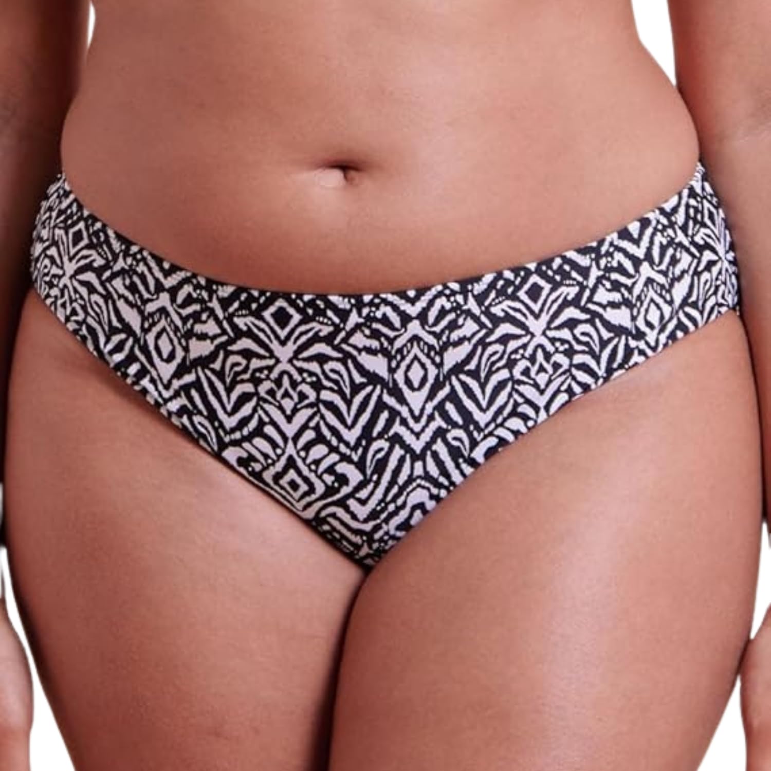 Curvy Kate Wild Horizon Bikini Brief - Black Print