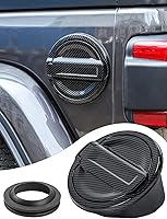 Vista 1 de Savadicar Cubierta de tapa de gasolina, puerta de tanque de llenado de combustible compatible con Jeep Wrangler JL JLU 2018-2025 4xe 2 y 4 puertas