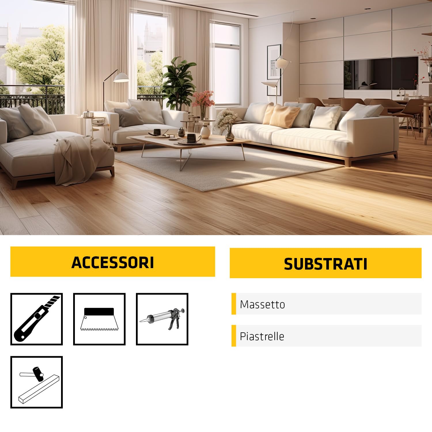 SIKA - Colla per parquet - Sikabond 52 Parquet, Marrone - Formato pratico per piccole riparazioni o rifiniture - Massima tenuta su ogni tipo di massetto e legno - 600ml