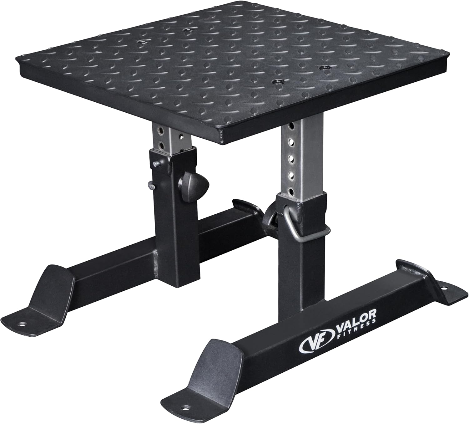 Valor Fitness Squat Box - Box Squats Increase Endurance - Adjustable Assist - 6 Positions from 11" to 16" - Max 750 lbs - Strength Training Equipment