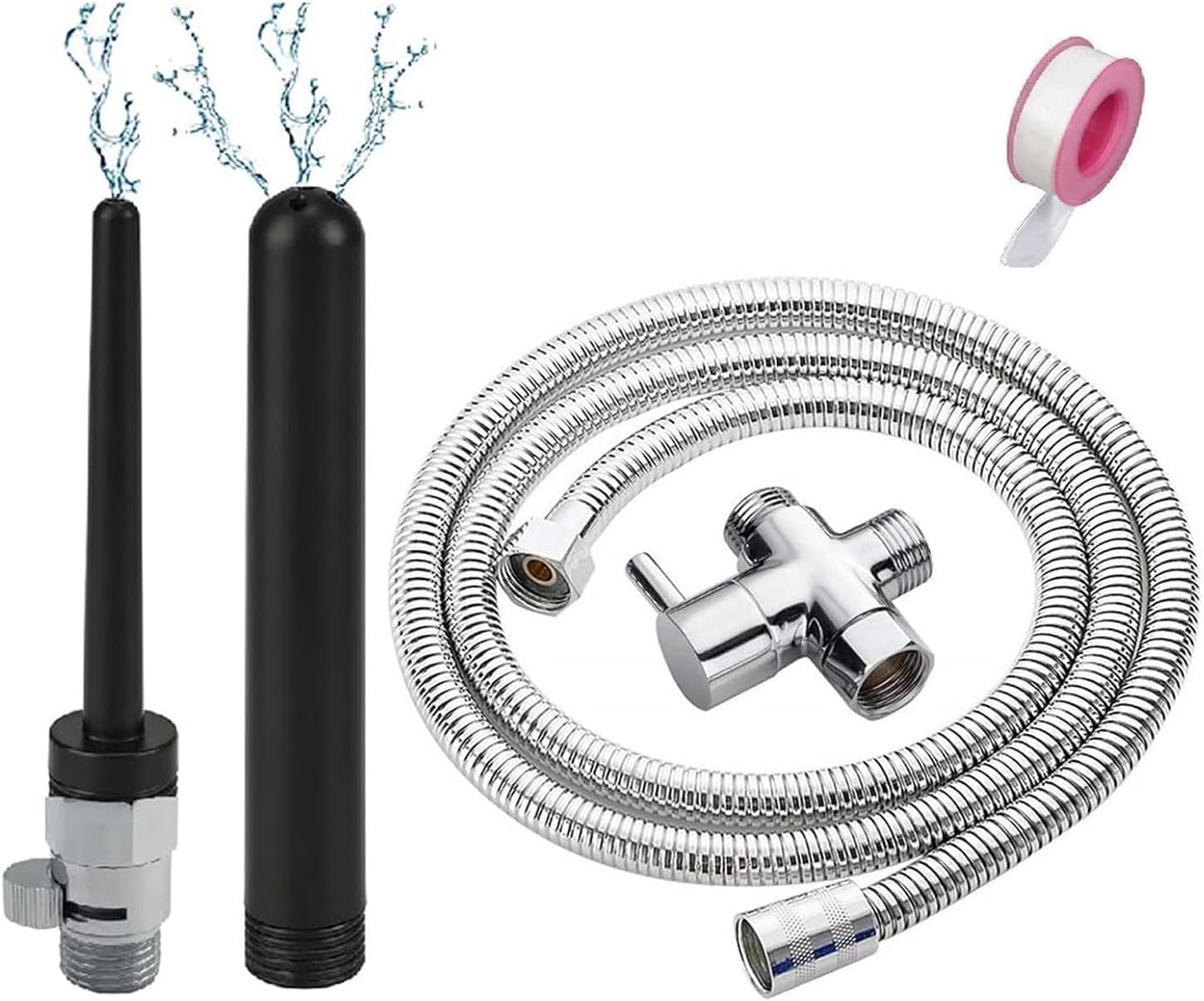 5Pcs Shower Enema System with 79 Inches Hose,Shower Douche