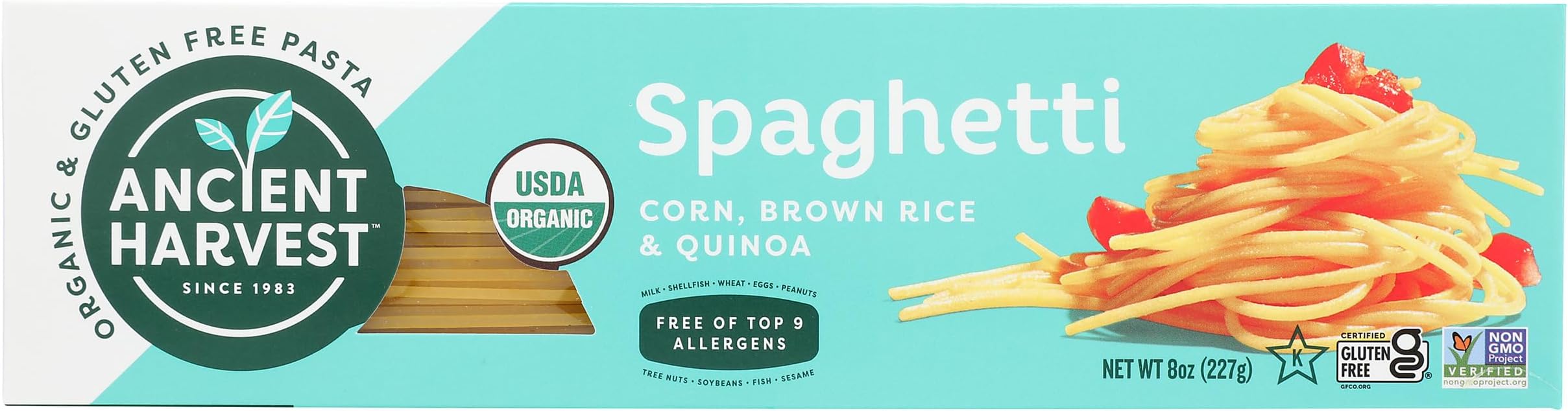 Ancient Harvest Organic Wheat Free Quinoa Spaghetti, 8 OZ