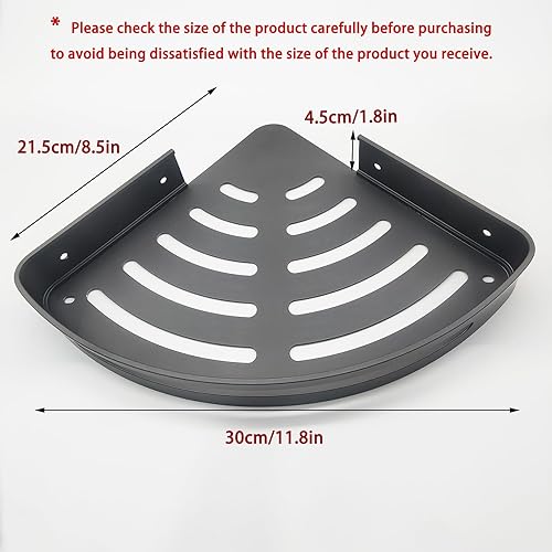 Miniatura 3 de Estante esquinero adhesivo de ducha para organizador interior de ducha, estante de ducha sobre el inodoro, soporte para champú de ducha de baño