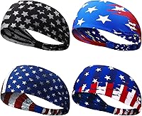 Vista 12 de Obacle Diademas para hombres y mujeres, bandas para el sudor, antideslizantes, transpirables, duraderas, para deportes al aire libre, entrenamiento