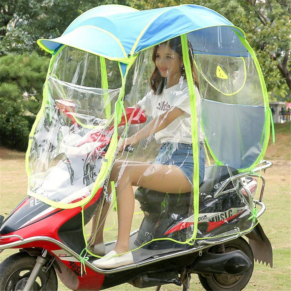Pare-soleil universel pour moto de qualité supérieure avec rétroviseur intégré