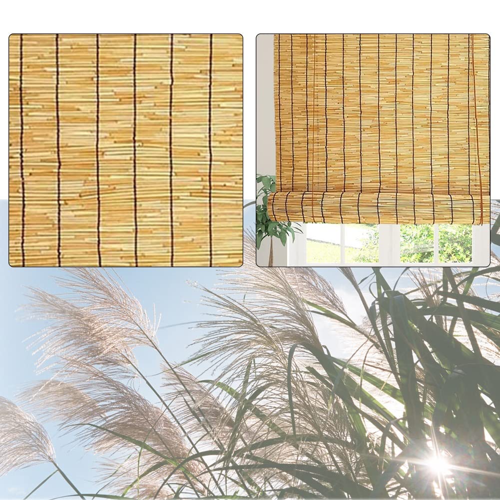 Retro Roleta Bambusowa, Roleta Rzymska Naturalnego, Zacienieniem Roleta Drewniana, Custom Zasłona for Drzwi, Porch, Restauracji, Ogrodu (Size : WxH76x150cm(30x59inch))
