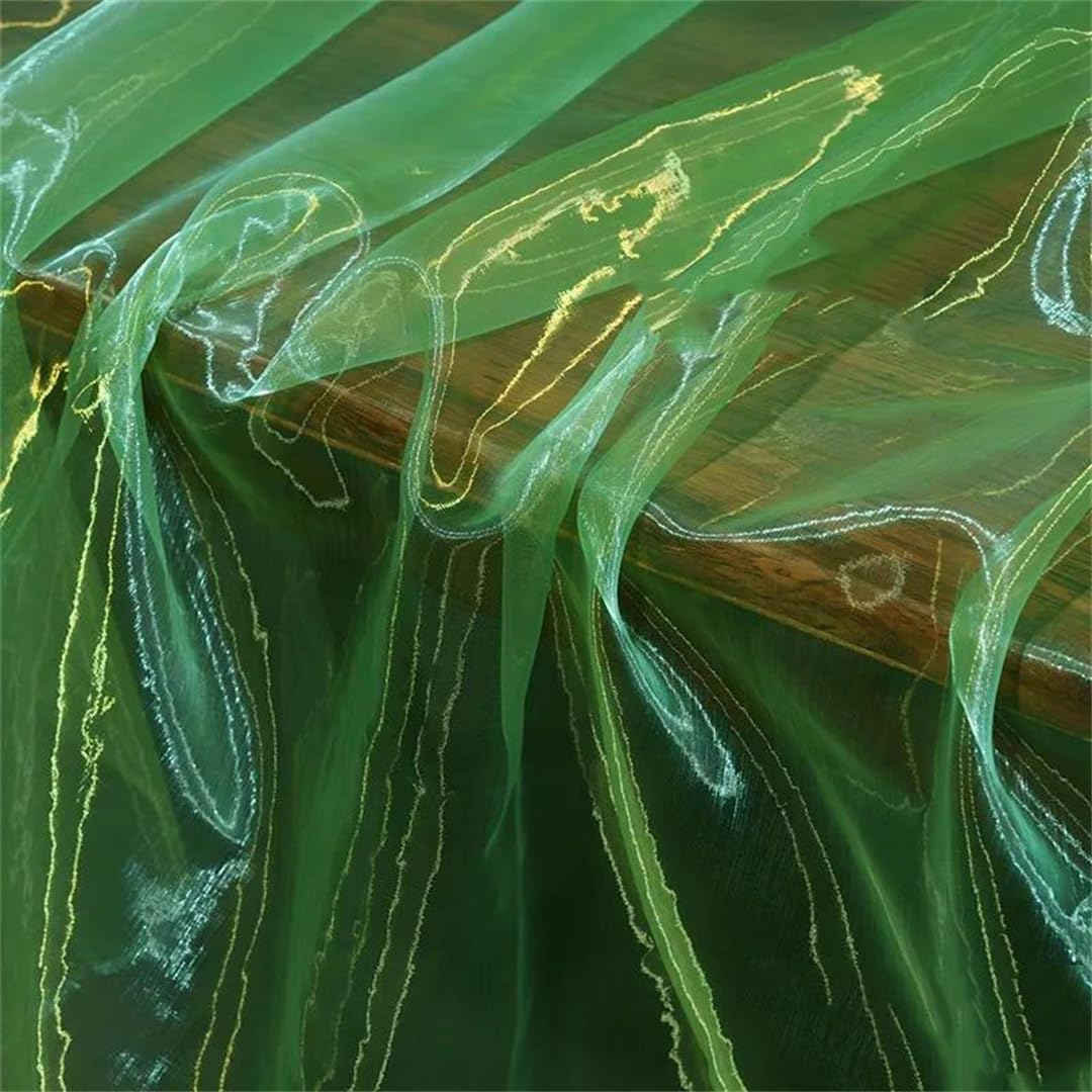 Organza Fabric， Organza Fabric Multicolor 100cm x 150cm for Clothing and Decor(5 Tender En8)