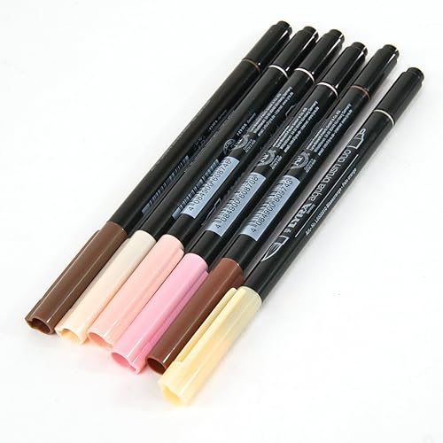 Miniatura 2 de Lyra Aqua Brush Duo - Juego de 6 rotuladores a base de agua para artistas de todas las edades, marcadores de doble punta para detalles finos y