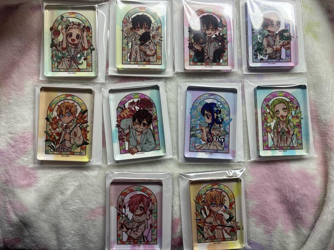 地縛少年花子くん ミュージアム ミニアクリルブロック ボタニカル 全種類 セット 花子くん ミュージアム 限定 ミニアクリルブロック ボタニカル