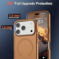 Vista 557 de SUPFINE Funda magnética para iPhone 11 (compatible con MagSafe) (protección contra caídas de grado militar), translúcida mate a prueba de golpes