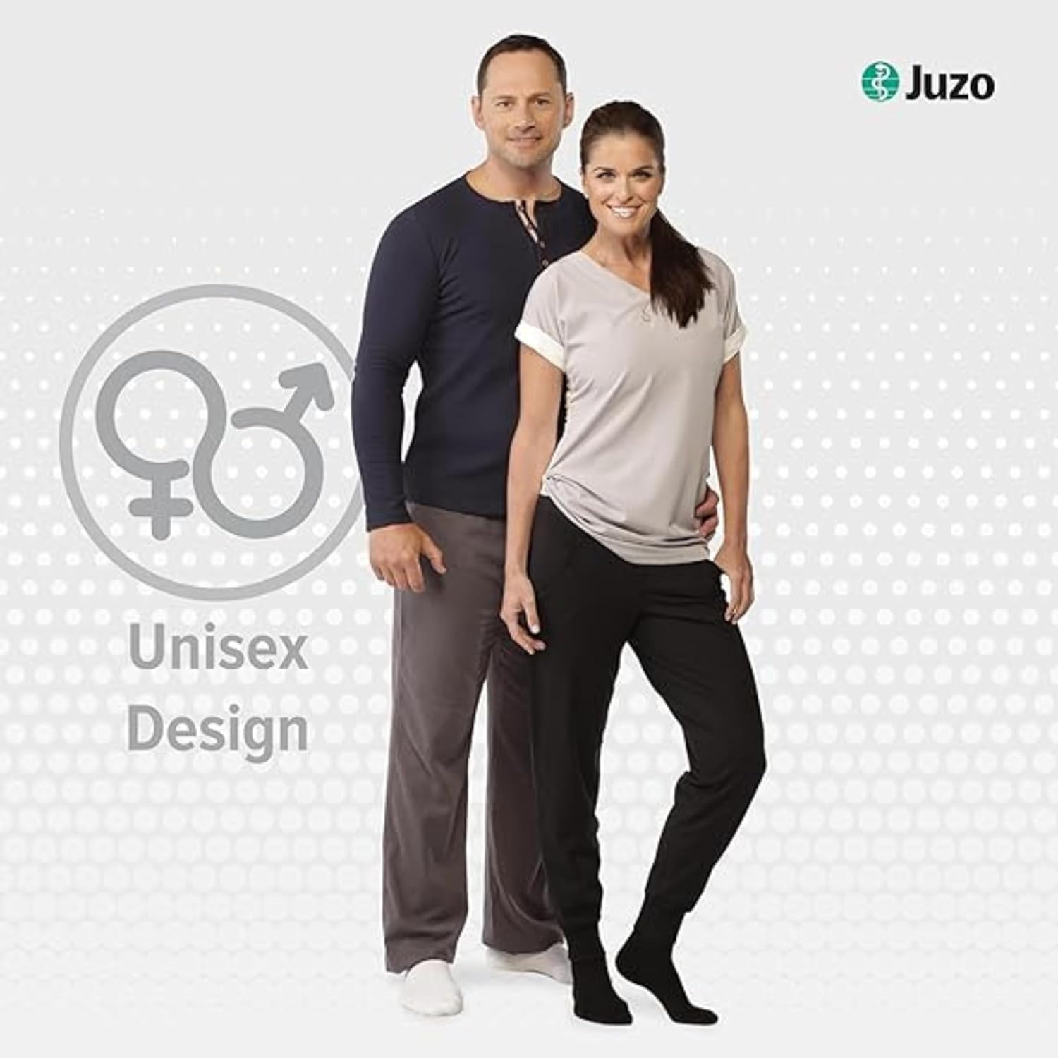 Juzo Basic 4410 Knee-High 15-20 mmHg Closed Toe Compression Stocking – Men & Women, Short
