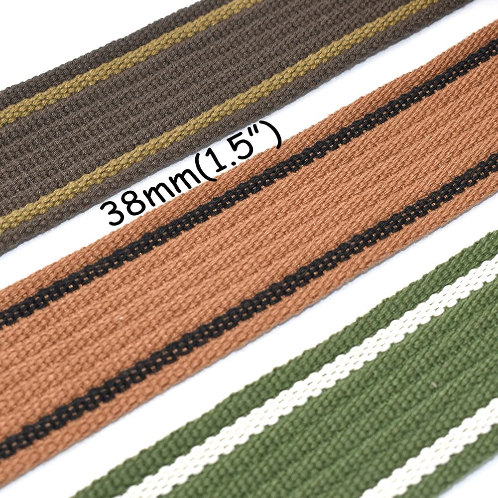 LISYANG 3 yard 3,8 cm etnisch patroon geweven stof riem canvas geweven jacquard lint tas weven voor doe-het-zelf kledingstuk textiel naaiaccessoires