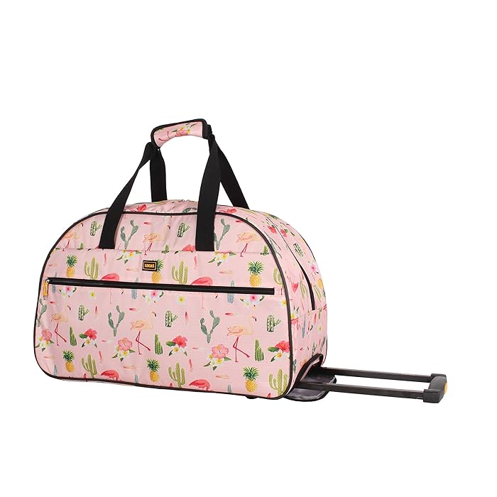 Buy Lucas Designer Carry On Luggage Collection Lightweight Pattern 22 Inch Duffel Bag