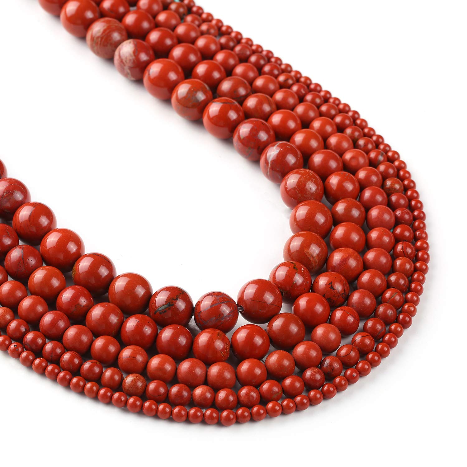 Rosebeading Red Jasper Beads Natural Gemstone Round Loose - 10Mm - 15" Full Strand