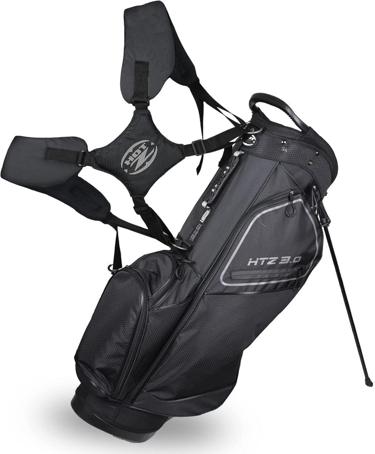 Hot-Z Golf 3.0 Premium 14 Way Divider Stand Bag Gray/Black : Health & Household