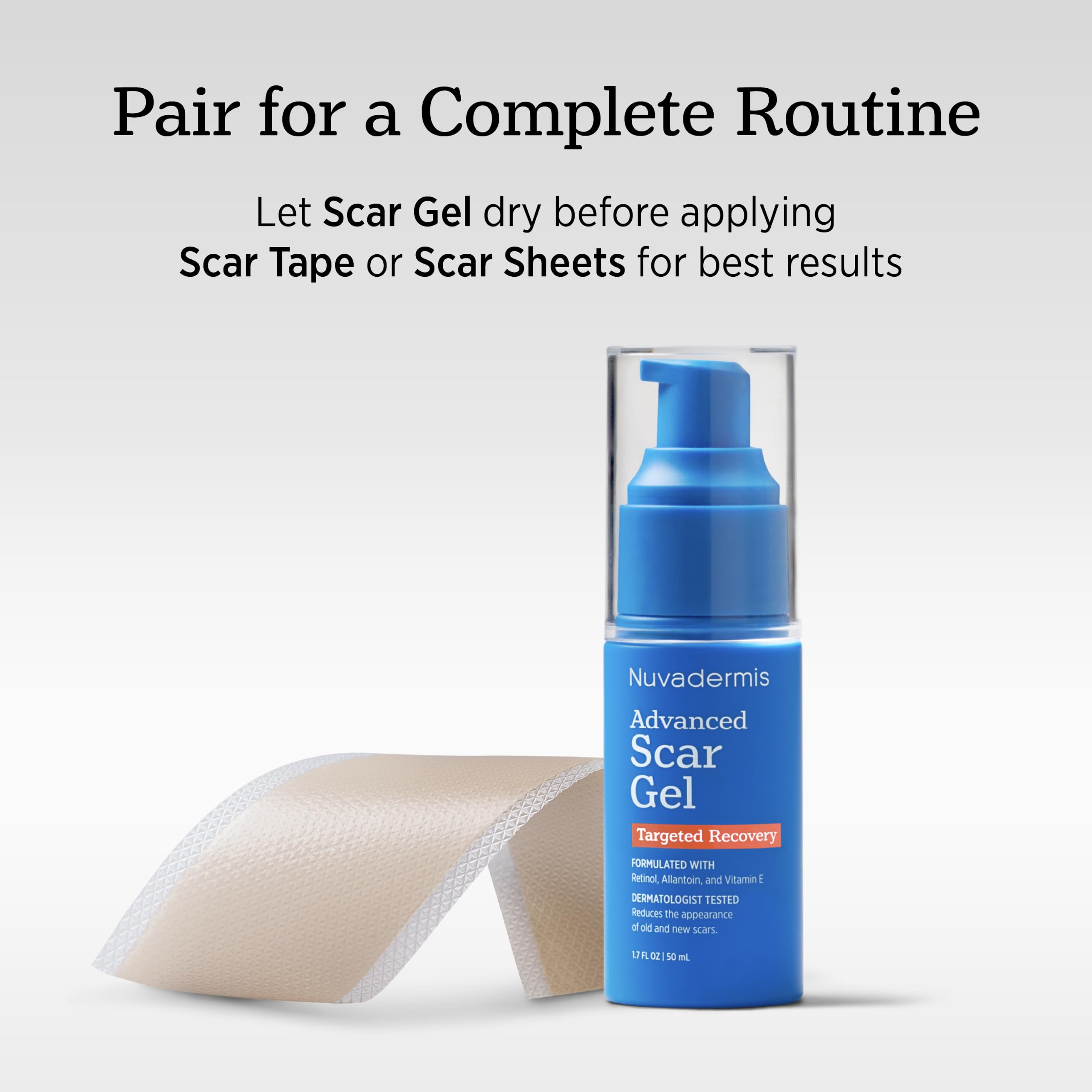 NUVADERMIS Silicone Scar Removal Sheets - Keloid, C Section, Post Surgery & Acne Scars Treatment-2 Month Supply - Silicon Soft Long Strips & Sheets 5.7" x 1.57" - Healing Alternative to Gel, Tape etc — Amazon image 7
