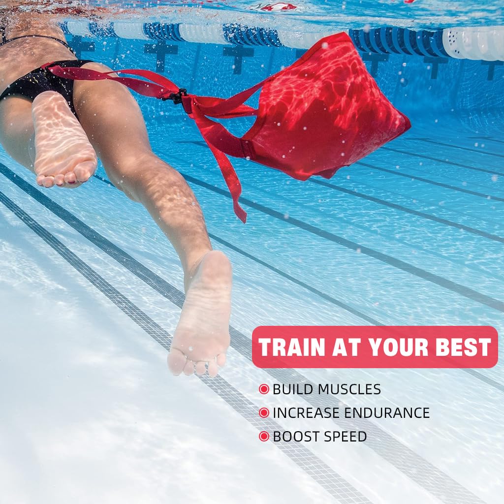 Proberos® Swim Parachute, Swim Training Equipment for Resistance Training, Swim and Pool Accessory 3
